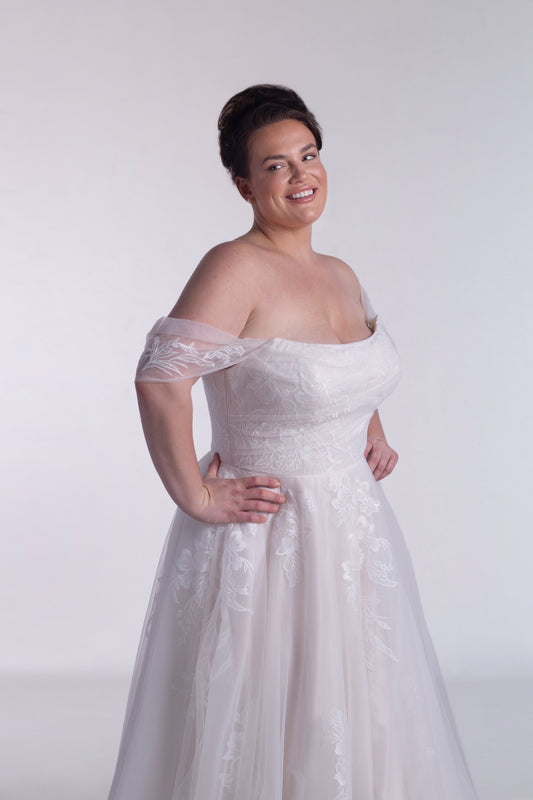 A-line Lace Wedding Dress