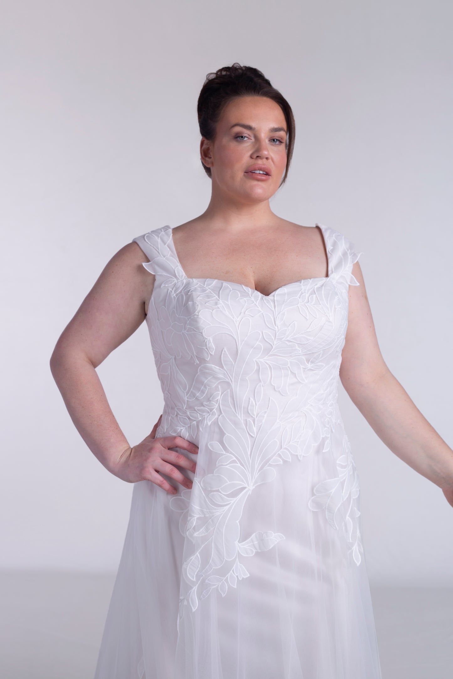 A-line Tulle And Lace Wedding Dress