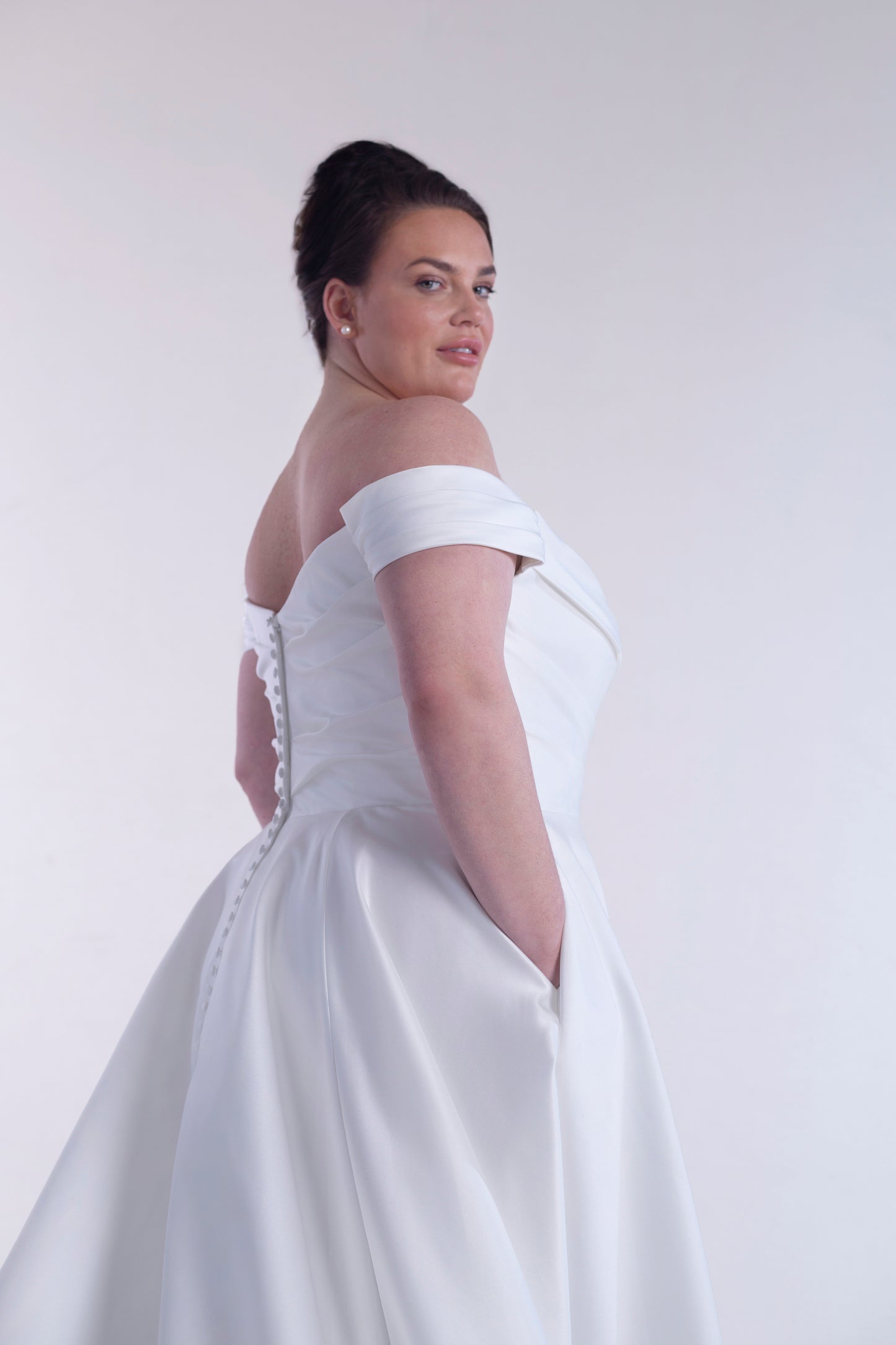 Ballgown Satin Wedding Dress