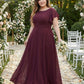 Avenleigh Timeless Chiffon A-Line Plus Size Bridesmaid Dress Ruched Waist - N0331