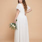 Avenleigh Plus Size Classic A-Line Chiffon Bridesmaid Dress Floor Length for Wedding - N0329