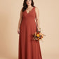 Silvarelle Plus Size Modern Lace Sheath Bridesmaid Dress with Fitted Silhouette for Wedding -N0367