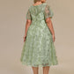 Plus Size Sequin Midi Wedding Guest Dress