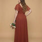 Avenleigh Plus Size Classic A-Line Chiffon Bridesmaid Dress Floor Length for Wedding - N0330