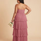 Chantarae Romantic Plus Size A Line Chiffon Bridesmaid Dress Sweetheart Floor Length Formal Gown For Wedding Guest Prom Wedding Events - N0372