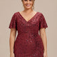 Plus Size Sequin Mermaid Formal Dress