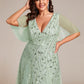 Plus Size Floor Length Formal Evening Gowns for Weddings