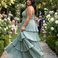 Chantarae Sophisticated Plus Size A-Line Satin Charmeuse Bridesmaid Gown - N0380