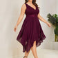 Plus Size Stunning V Neck Prom Lace Dress for Women