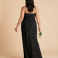 Silvarelle Plus Size Chic Sheath Bridesmaid Dress Side Zip Lace Embellishment Formal Wedding Gown For Curvy Figuress -N0356