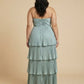 Chantarae Sophisticated Plus Size A-Line Satin Charmeuse Bridesmaid Gown - N0380