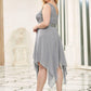Plus Size Stunning V Neck Prom Lace Dress for Women