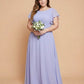 Avenleigh Soft Chiffon Plus Size A-Line Bridesmaid Dress with Flowing Skirt - N0339