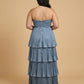 Chantarae Sophisticated Plus Size A-Line Satin Charmeuse Bridesmaid Gown - N0380