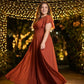 Avenleigh Plus Size Classic A-Line Chiffon Bridesmaid Dress Floor Length for Wedding - N0330