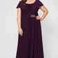 Plus Celeste A-Line Matte Jersey Dress