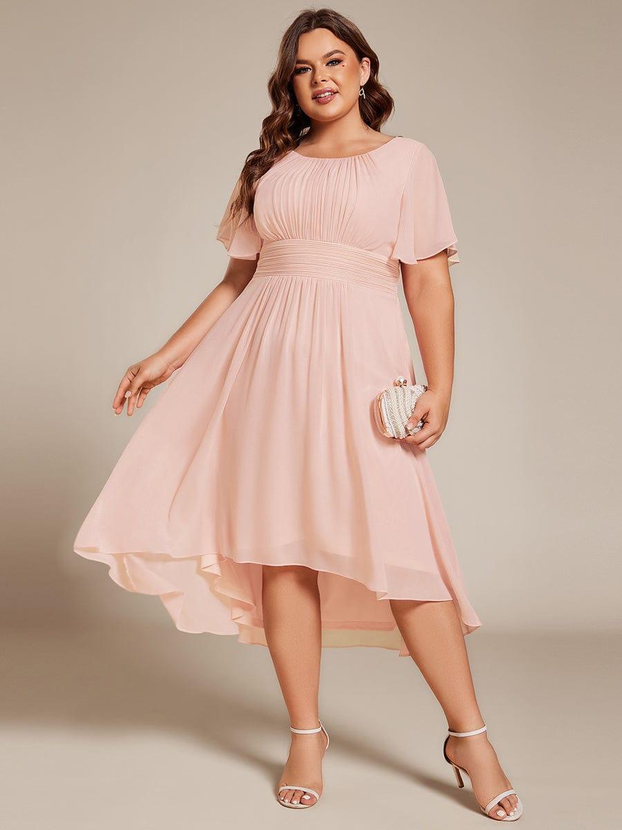 Plus Size Flowy Chiffon Bridesmaid Dress