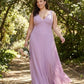 Silvarelle Minimalist Plus Size Sheath Bridesmaid Dress with Soft Chiffon for Wedding -N0365