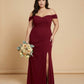 Elanthia Elegant Stretch Mesh Plus Size Bridesmaid Dress for Weddings - N0348