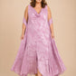 Scarvelle Plus Size Elegant Strapless Floral Evening Gown with Romantic Volume for Weddings and Gala Events