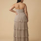 Chantarae Plus Size Elegant Chiffon Bridesmaid Dress with Flowing Silhouette for Wedding -N0371