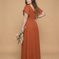 Avenleigh Plus Size Classic A-Line Chiffon Bridesmaid Dress Floor Length for Wedding - N0330