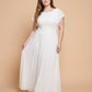 Avenleigh Plus Size Classic A-Line Chiffon Bridesmaid Dress Floor Length for Wedding - N0329