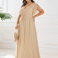Plus Size Chiffon Tie-Waist Evening Dress