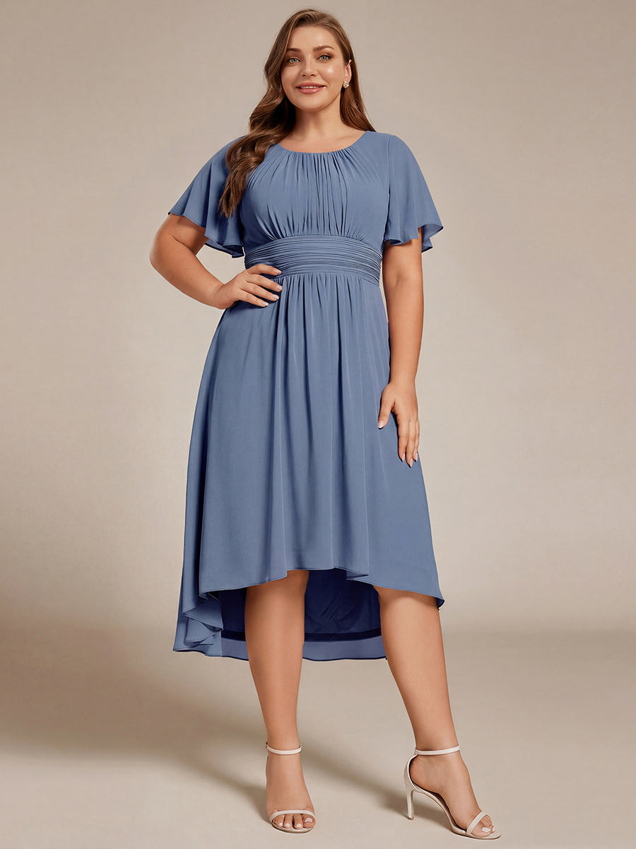 Plus Size Flowy Chiffon Bridesmaid Dress