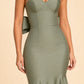 Plus Size Strapless Bridesmaid Dress with Bow Back and Chapel Train