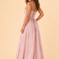 Plus Size Floral Burnout Bridesmaid Dress with Removable Straps and Lace Up Back