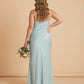 Silvarelle Romantic Plus Size Sheath Satin Bridesmaid Dress with Smooth Finish for Wedding - N0358