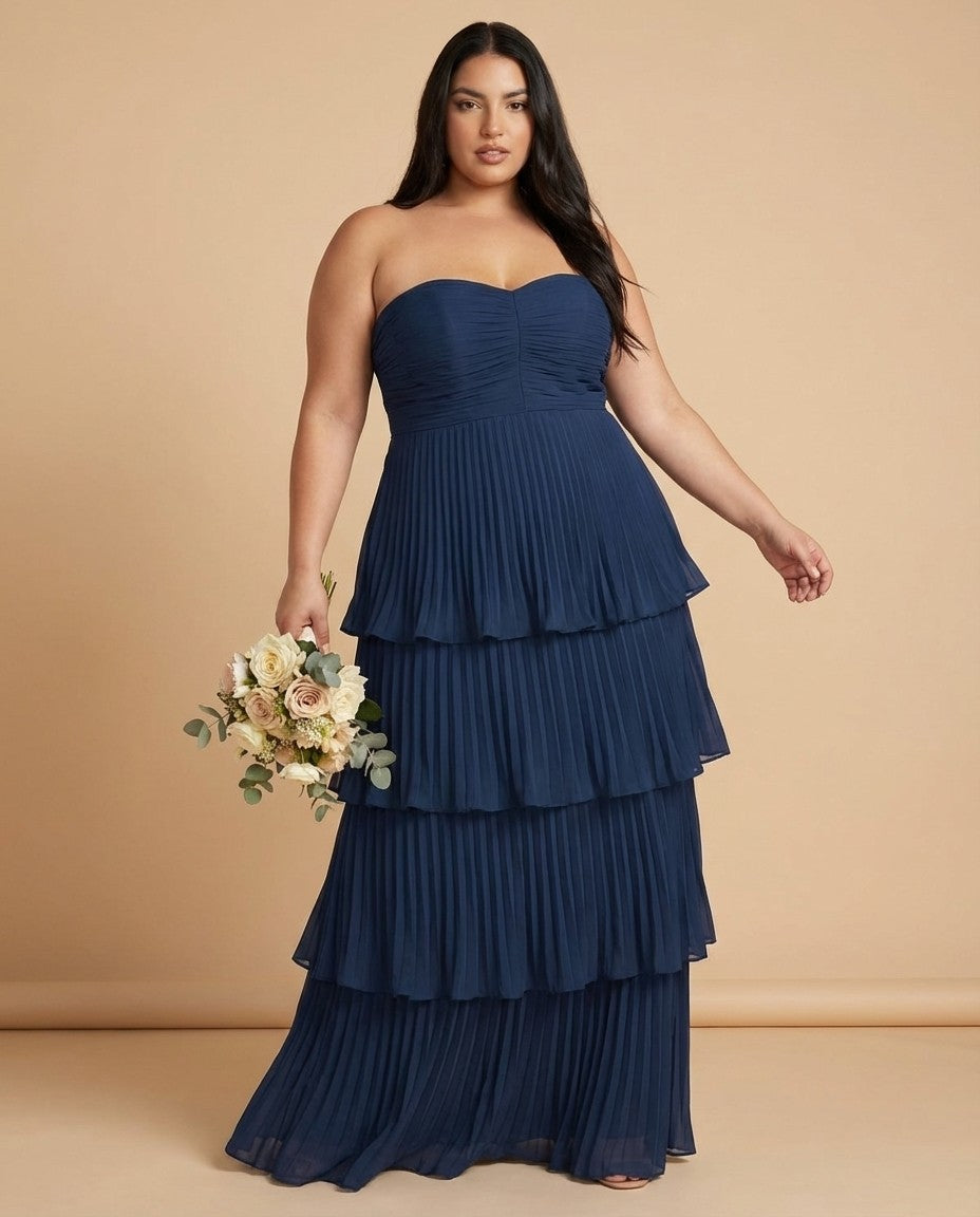 Chantarae Plus Size Off The Shoulder Mesh Bridesmaid Dress Leg Slit Curvy Friendly Sheath Gown For Wedding Party -N0370