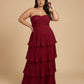 Chantarae Sophisticated Plus Size A-Line Chiffon Bridesmaid Gown - N0374