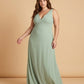 Silvarelle Elegant Plus Size Sheath Bridesmaid Dress with Chiffon for Wedding Party -N0363