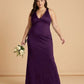 Silvarelle Plus Size Flowy Feminine Evening Gown, Straight Back Sheath Dress for Wedding Engagement Parties -N0360