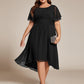 Plus Size Flowy Chiffon Bridesmaid Dress