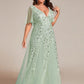 Plus Size Floor Length Formal Evening Gowns for Weddings