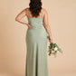 Silvarelle Elegant Plus Size Sheath Bridesmaid Dress with Chiffon for Wedding Party -N0363