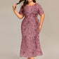 Sequin Mermaid Round Neck Dress