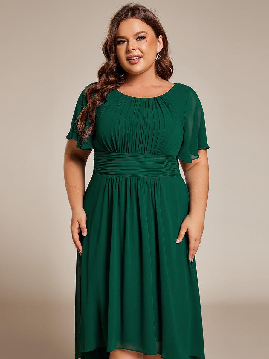 Plus Size Flowy Chiffon Bridesmaid Dress