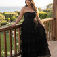 Chantarae Plus Size Elegant Chiffon Bridesmaid Dress with Flowing Silhouette for Wedding -N0375