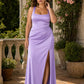 Plus Size Mermaid Bridesmaid Dress with Ruched Waist Detail and Elegant Open Back Design