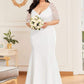 Elegant Plus Size V Neck Fishtail Evening Dress for Women