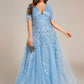 Plus Size Floor Length Formal Evening Gowns for Weddings