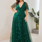 Plus Size Floor Length Formal Evening Gowns for Weddings