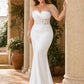 Plus Size Lace Wedding Dress with Detachable Train and Hand-Placed Beaded Bodice