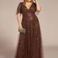 Plus Size Floor Length Formal Evening Gowns for Weddings