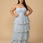 Chantarae Elegant Plus Size A-Line Chiffon Bridesmaid Dress - N0376