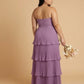 Chantarae Elegant Plus Size A-Line Chiffon Bridesmaid Dress with Sweetheart Neckline - N0373